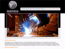 Tablet Screenshot of mundometal.net